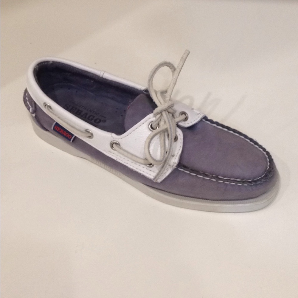 Sebago Docksider in Seaglass Blue Leather